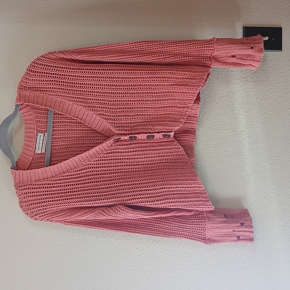 NWOT Urban Outfitters Mauve Knit Cardigan Large